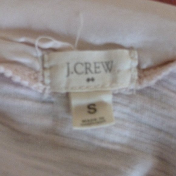 J Crew S Light Pink Deep V-Neck Top - Picture 4 of 4